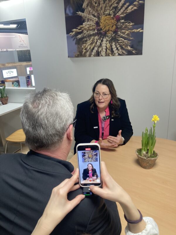 ...bevor das nächste Interview folgte.
